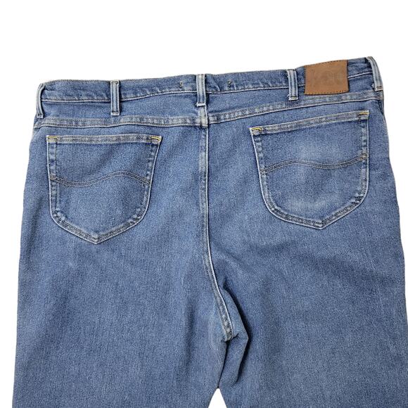 Lee Regular Fit Straight Leg Stretch Classic Jeans Men's Sz 46x33( tag 34) - Picture 5 of 9